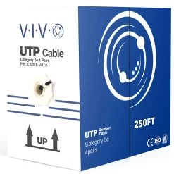 Black Cat5e Outdoor Ethernet Cable