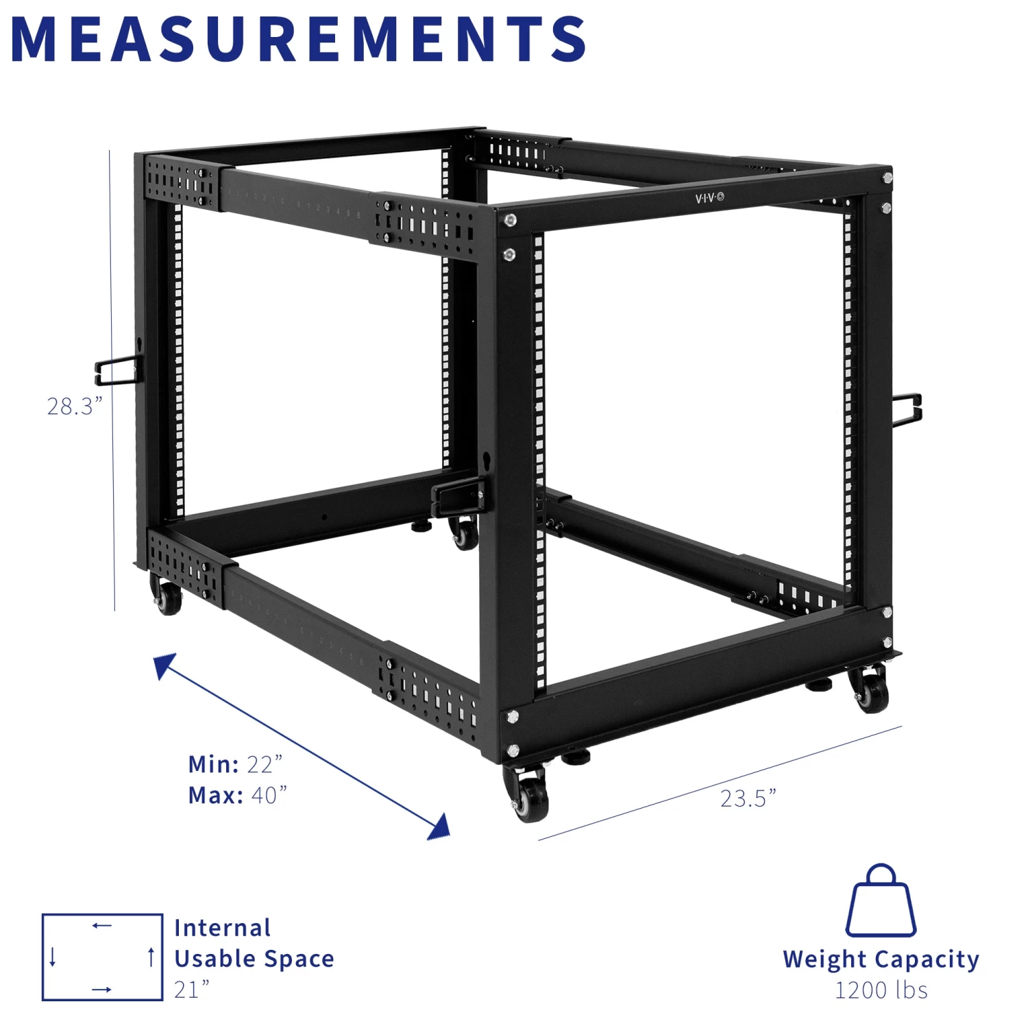 Freestanding Open Frame Server Rack - Image 5