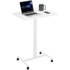 White 28" Pneumatic Mobile Workstation