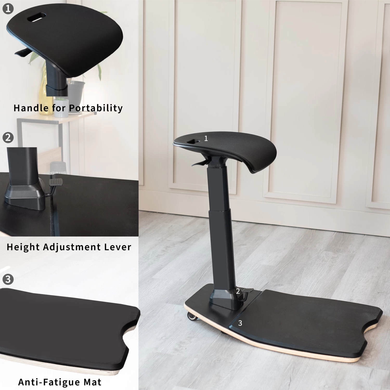 Posture Chair With Anti-Fatigue Mat - Image 6