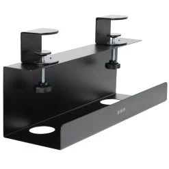 Black Clamp-on Cable Management Tray