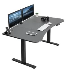 63" X 32" Electric Desk With Push Button Memory Controller