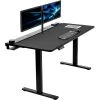 60" X 30" Electric Desk With Concealed Cable Table Top And Full-Size Pad