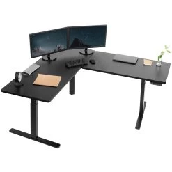 Corner 67" X 60" Electric Desk With Memory Controller
