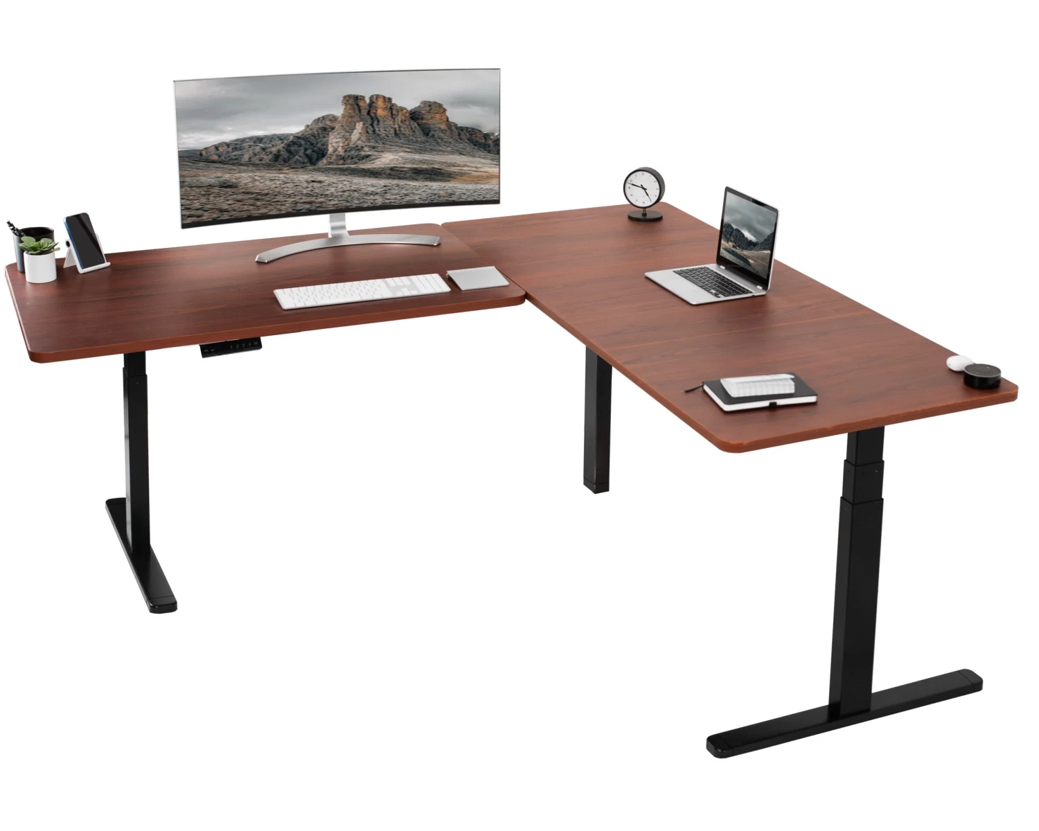 Corner 77" X 71" Electric Desk With Push Button Memory Controller - Image 11