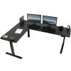 Corner 83" X 60" Electric Desk With Push Button Memory Controller