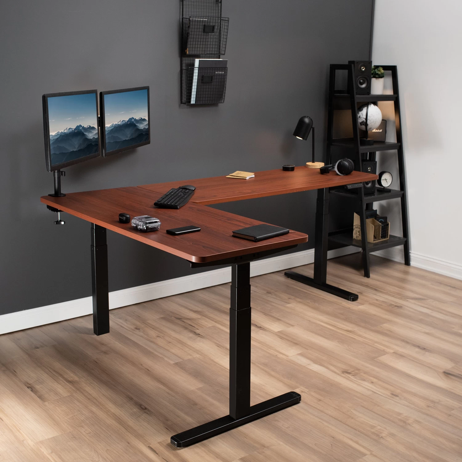 Corner 83" X 60" Electric Desk With Push Button Memory Controller - Image 13
