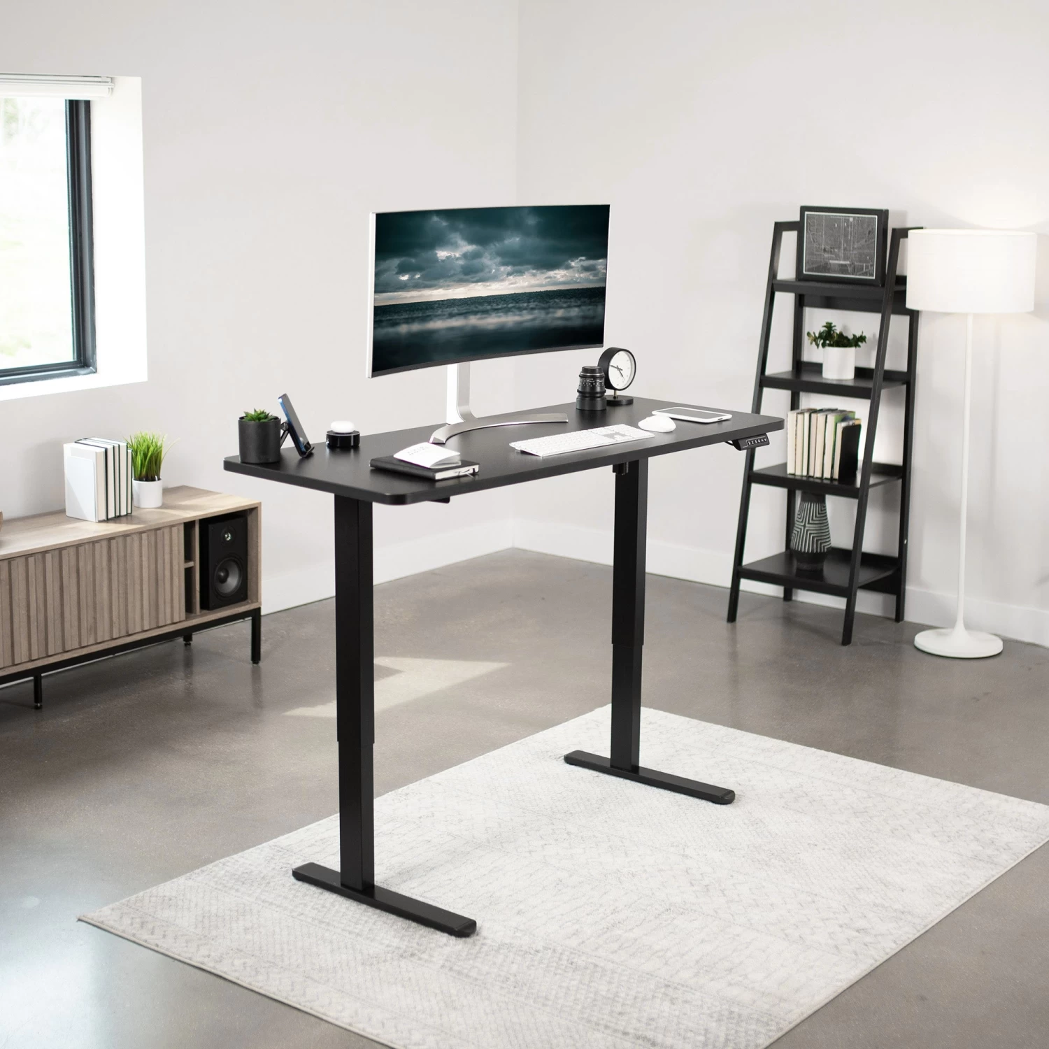 60" X 24" Electric Desk With Rear-set Legs - Image 2