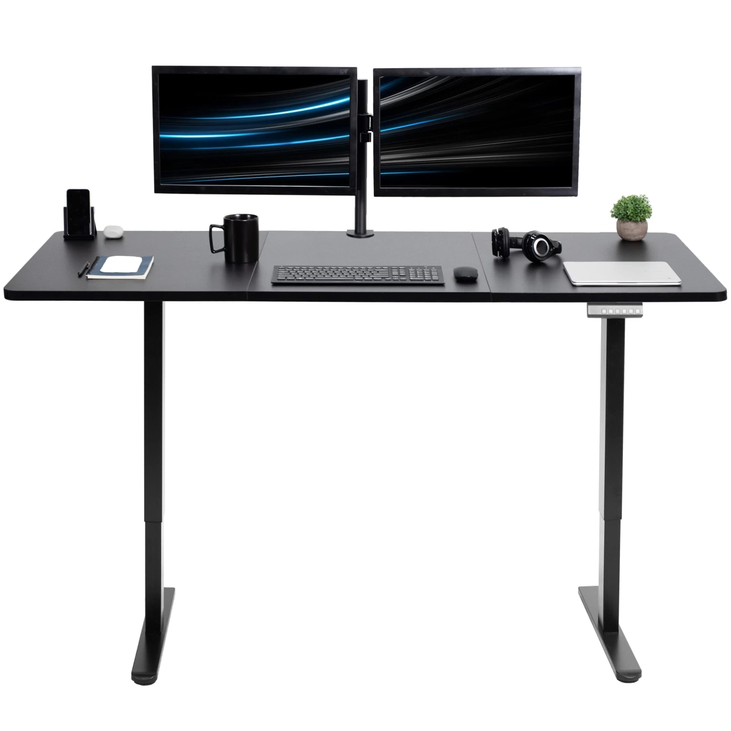 71" X 30" Dual Motor Electric Desk