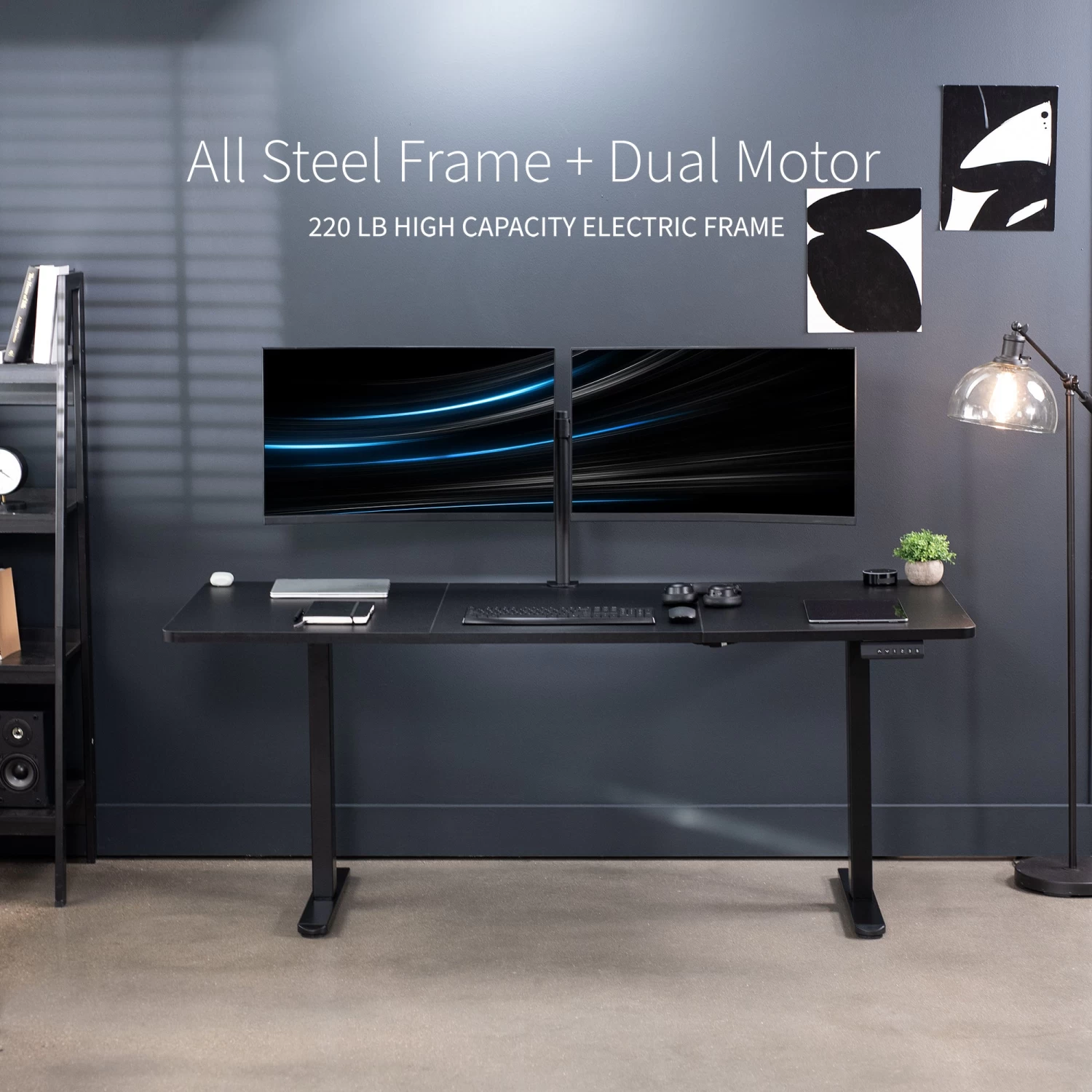 71" X 30" Dual Motor Electric Desk - Image 5