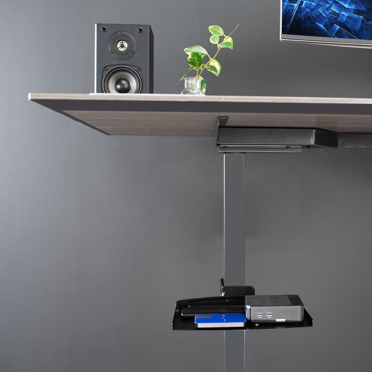 Under Desk Leg Clamp Shelf - Image 6