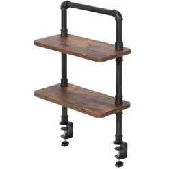 Clamp-on 16" X 8" Industrial Pipe Shelves