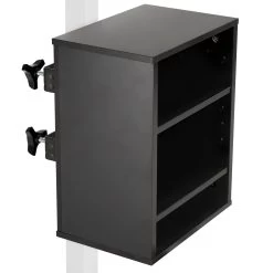 Black Clamp-on Shelving Unit For Desk