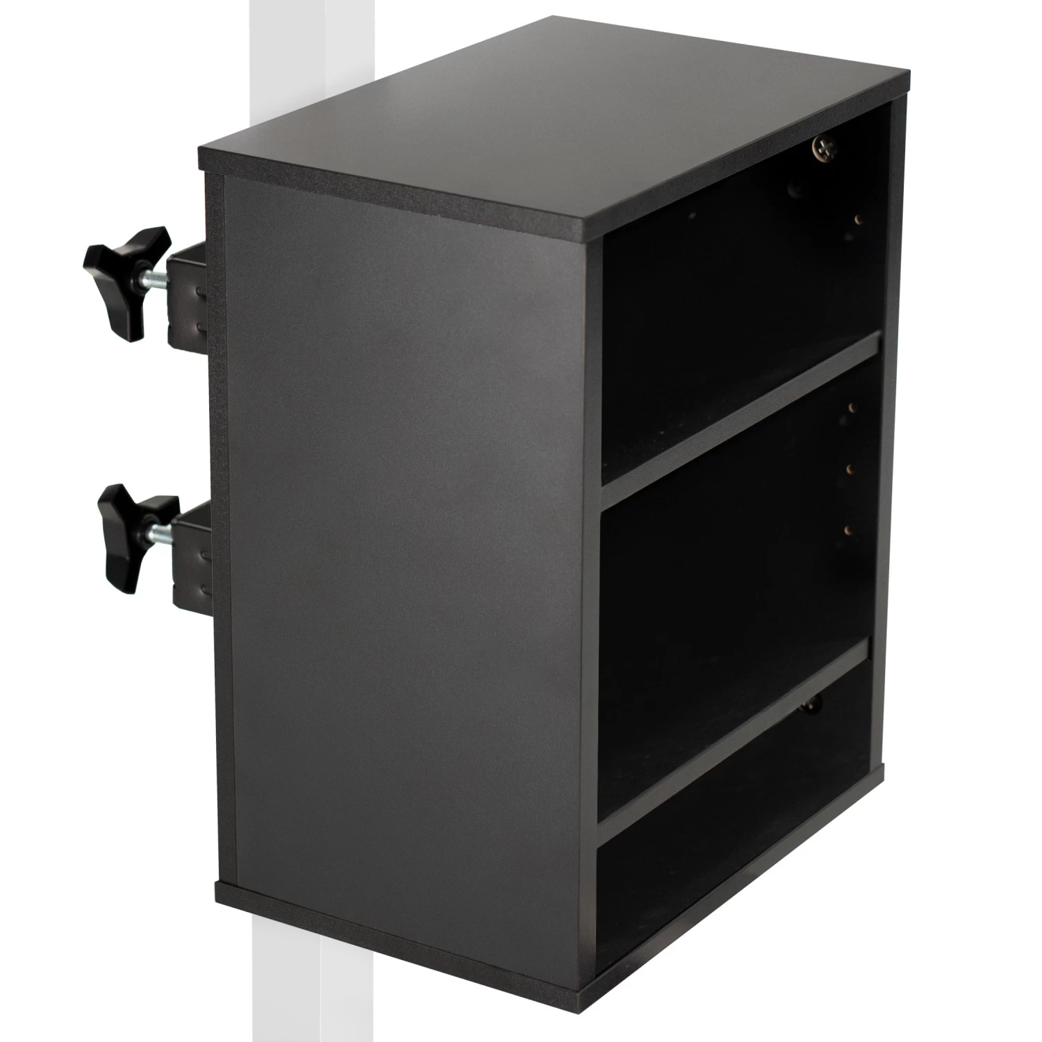 Black Clamp-on Shelving Unit For Desk