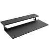 Black 55" X 30" Dual Tier Table Top