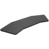 Black 71" X 24" Wing-Shaped Table Top