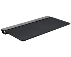 Black 60" X 30" Concealed Cable Table Top With Full-Size Pad