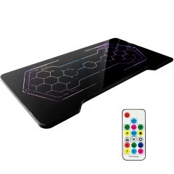 Black 48" X 24" Table Top With RGB Lighting
