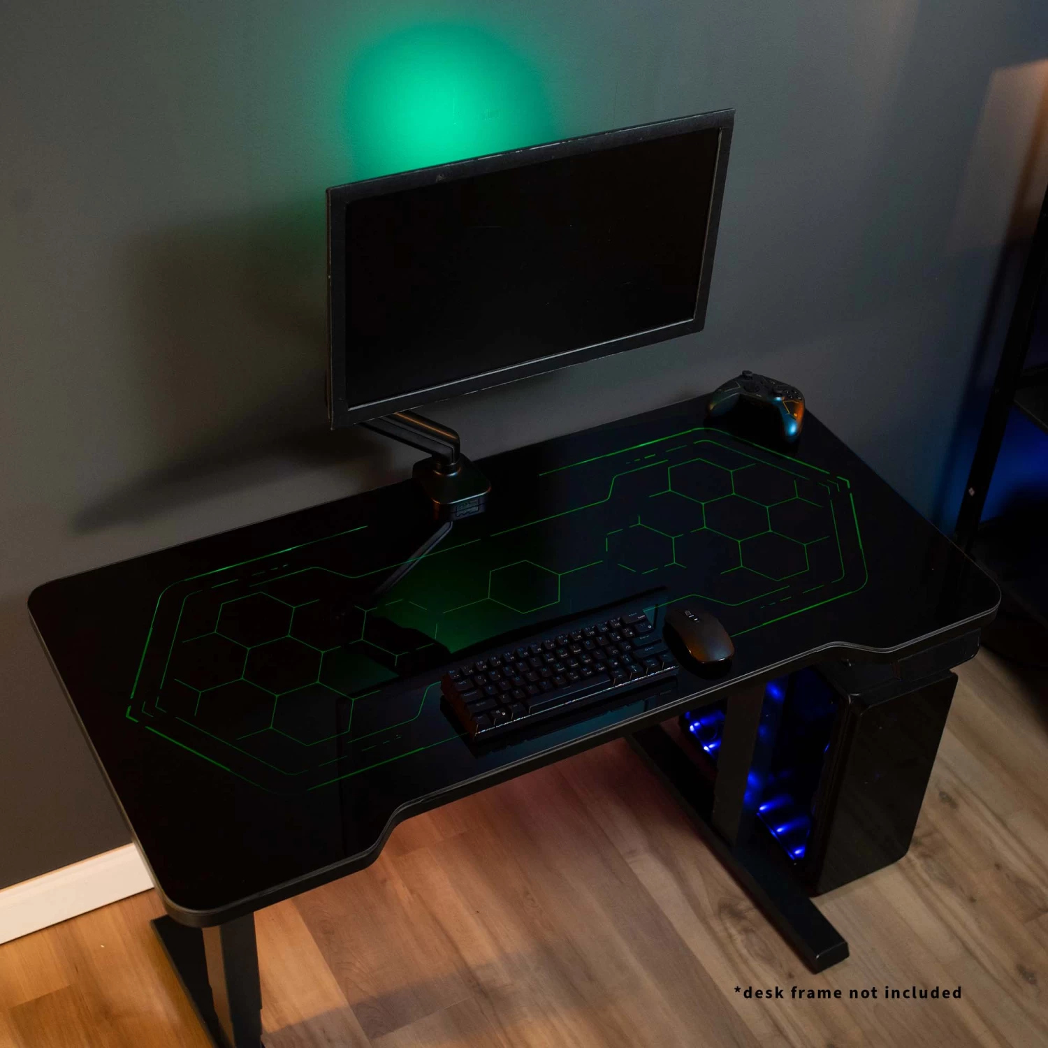 Black 48" X 24" Table Top With RGB Lighting - Image 2