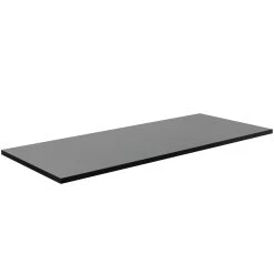 Black 55" X 24" Square Corner Table Top