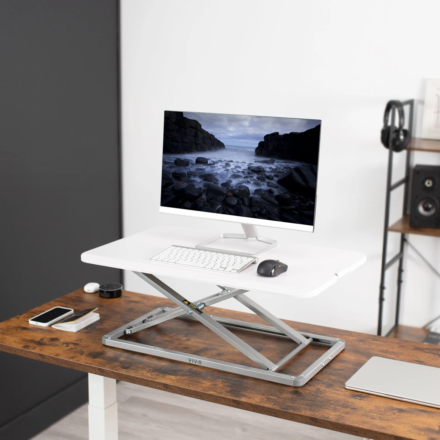 30" Single Top Standing Desk Converter - Image 11
