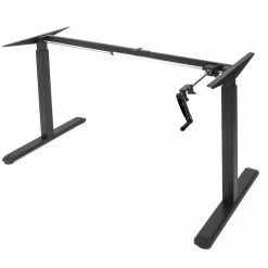Crank Height Adjustable Desk Frame