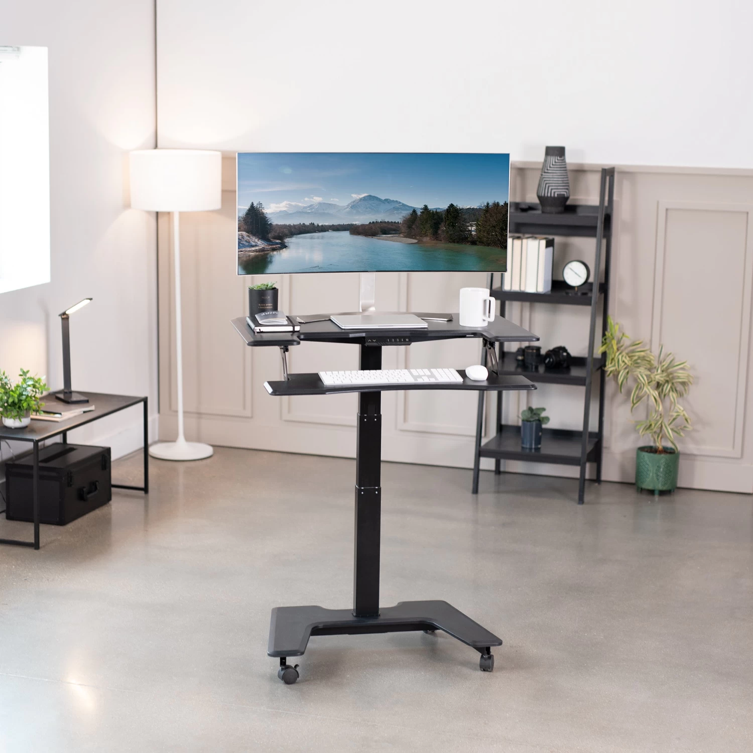 36" Electric Mobile Compact Desk - Image 2