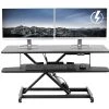 Black Electric Desk Riser