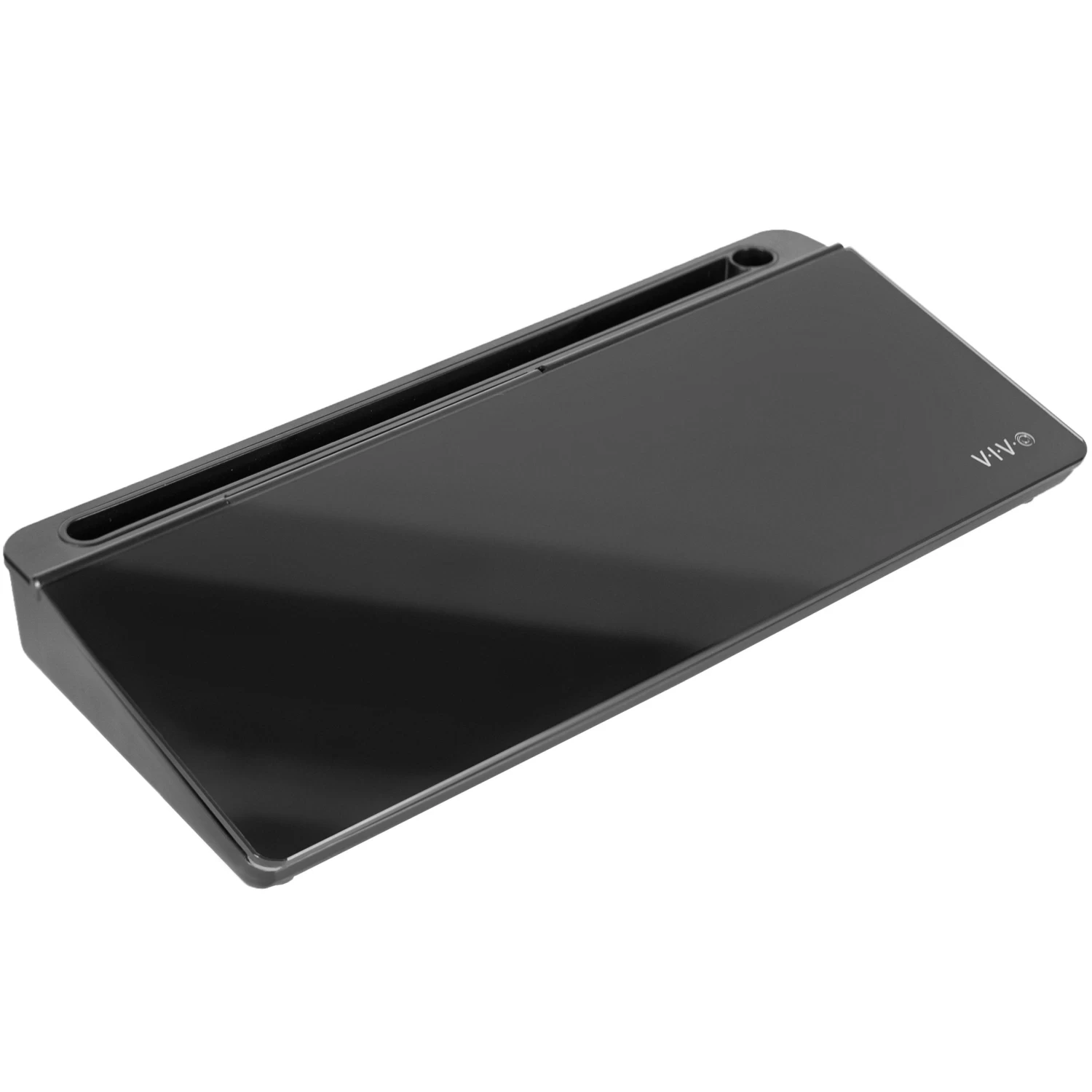 Glass 16" X 7" Desktop Whiteboard With Storage - Image 10