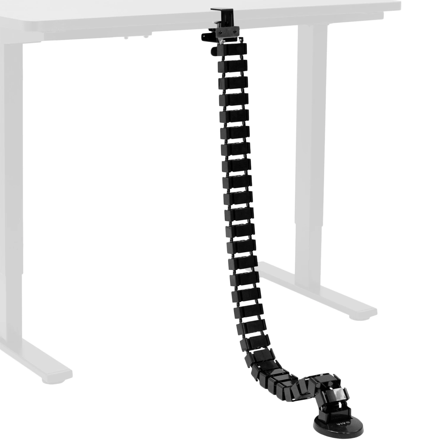 Clamp-on Vertebrae Cable Management Kit For Desk