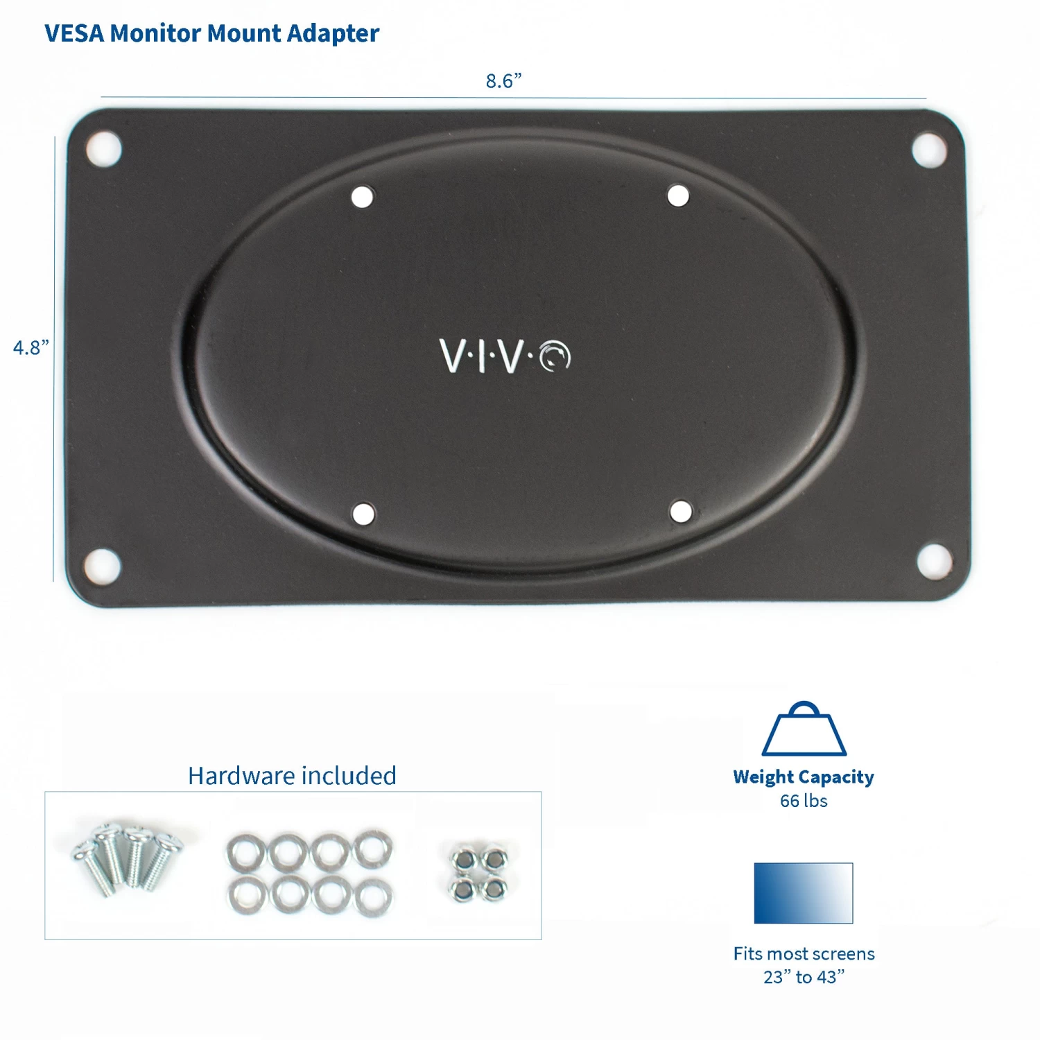 VESA Monitor Adapter 75x75mm To 200x100mm - Image 3