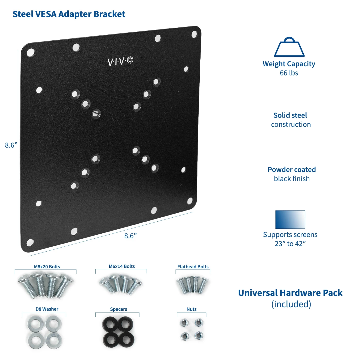 VESA Monitor Adapter 50x50mm To 200x200mm - Image 3