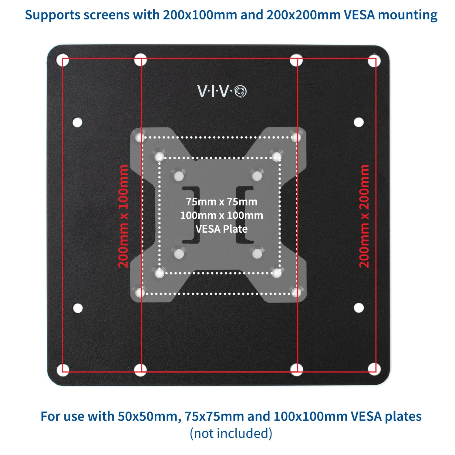VESA Monitor Adapter 50x50mm To 200x200mm - Image 4