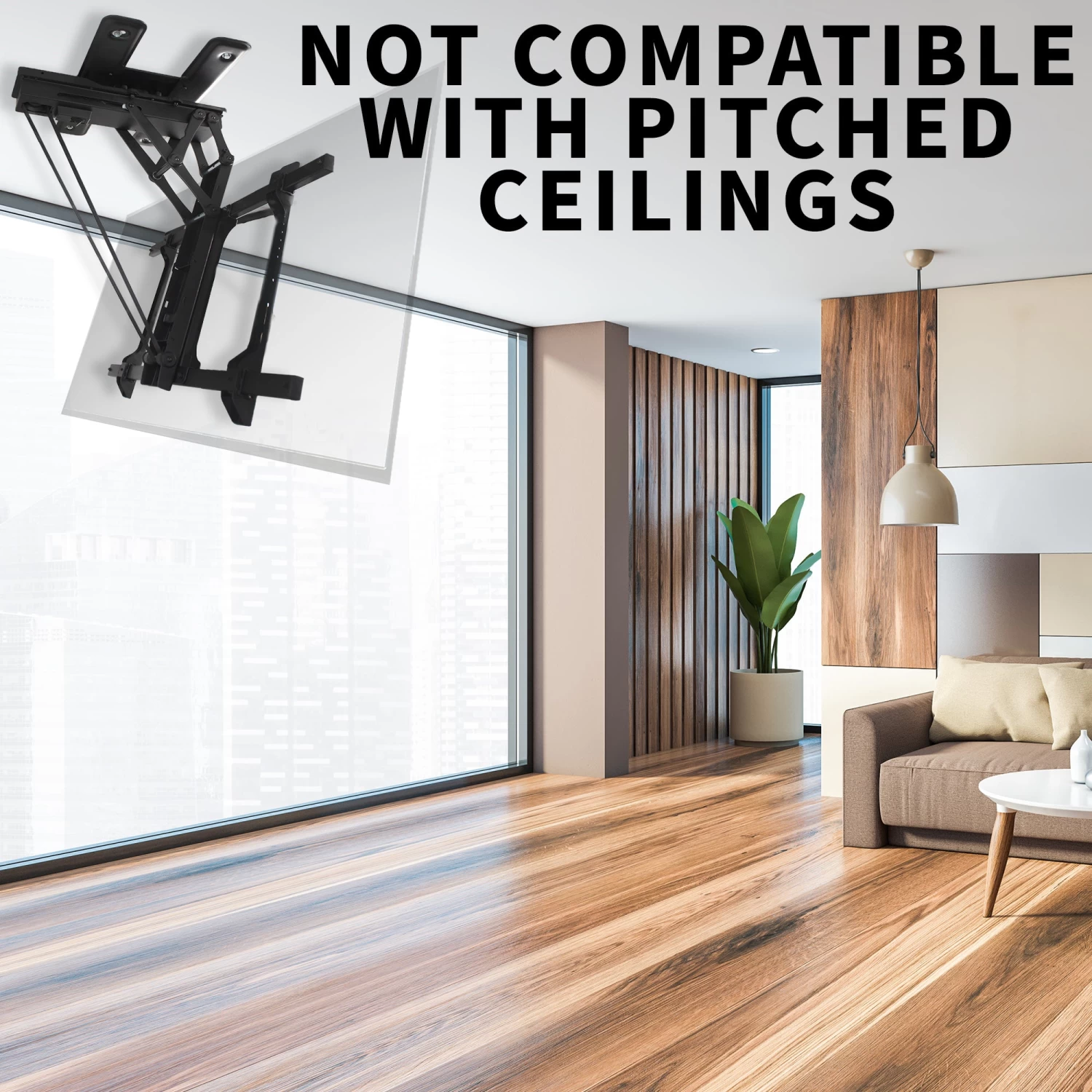 Electric Flip Down / Swivel Ceiling TV Mount - Image 9