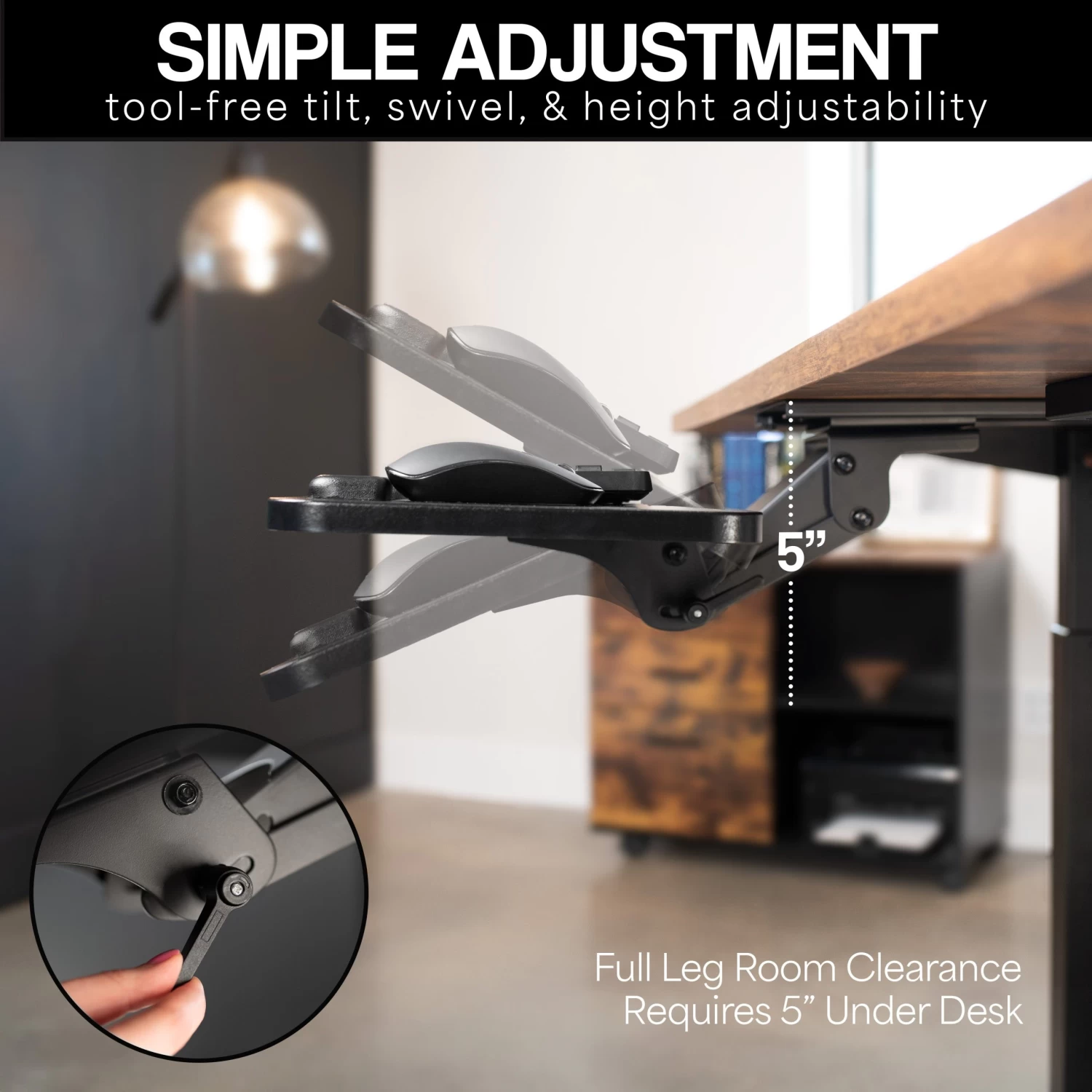 Under Desk Keyboard Tray - Image 6