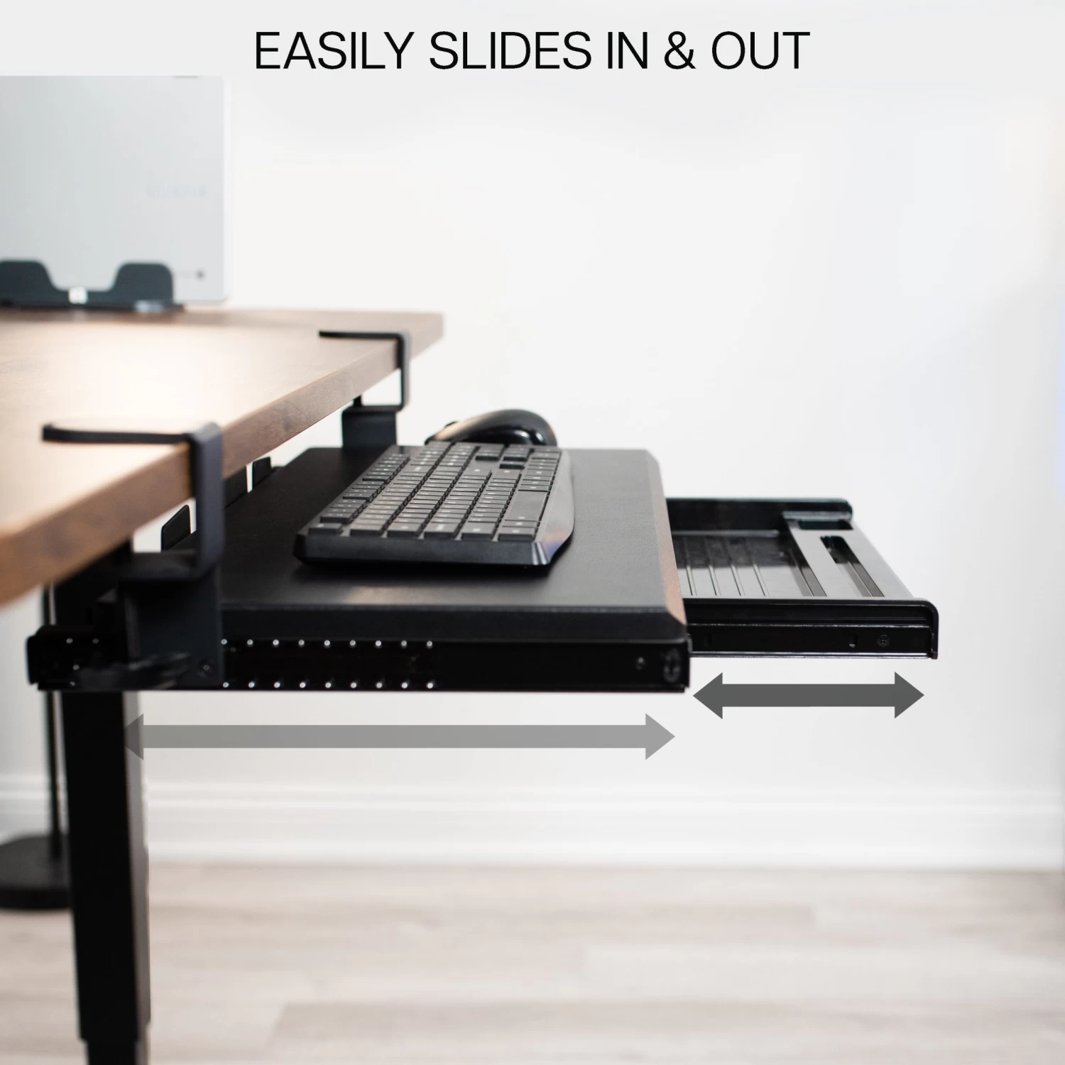 Clamp-on Keyboard Tray With Pencil Drawer - Image 7