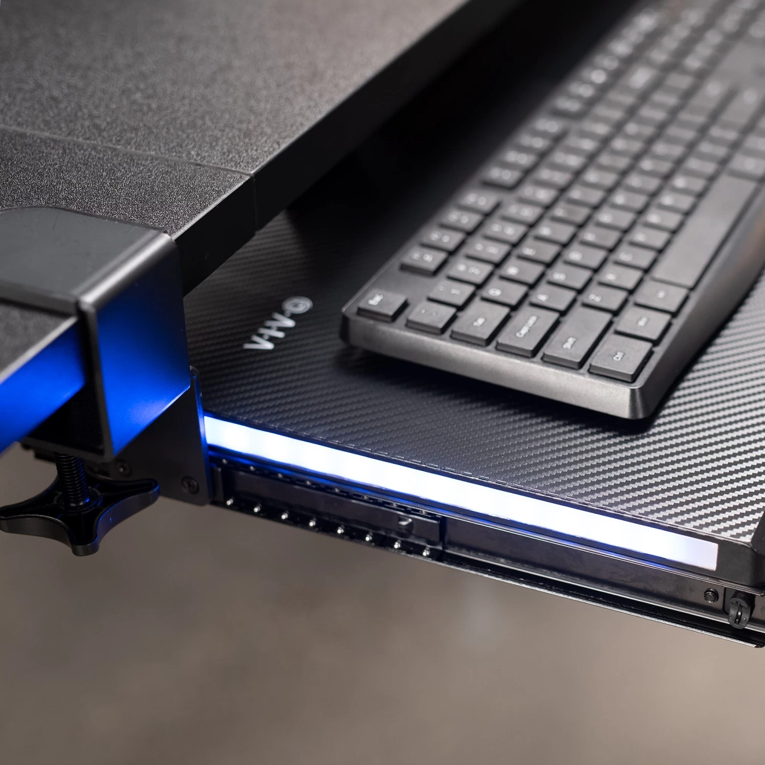 Clamp-on Keyboard Tray With RGB Lights - Image 8