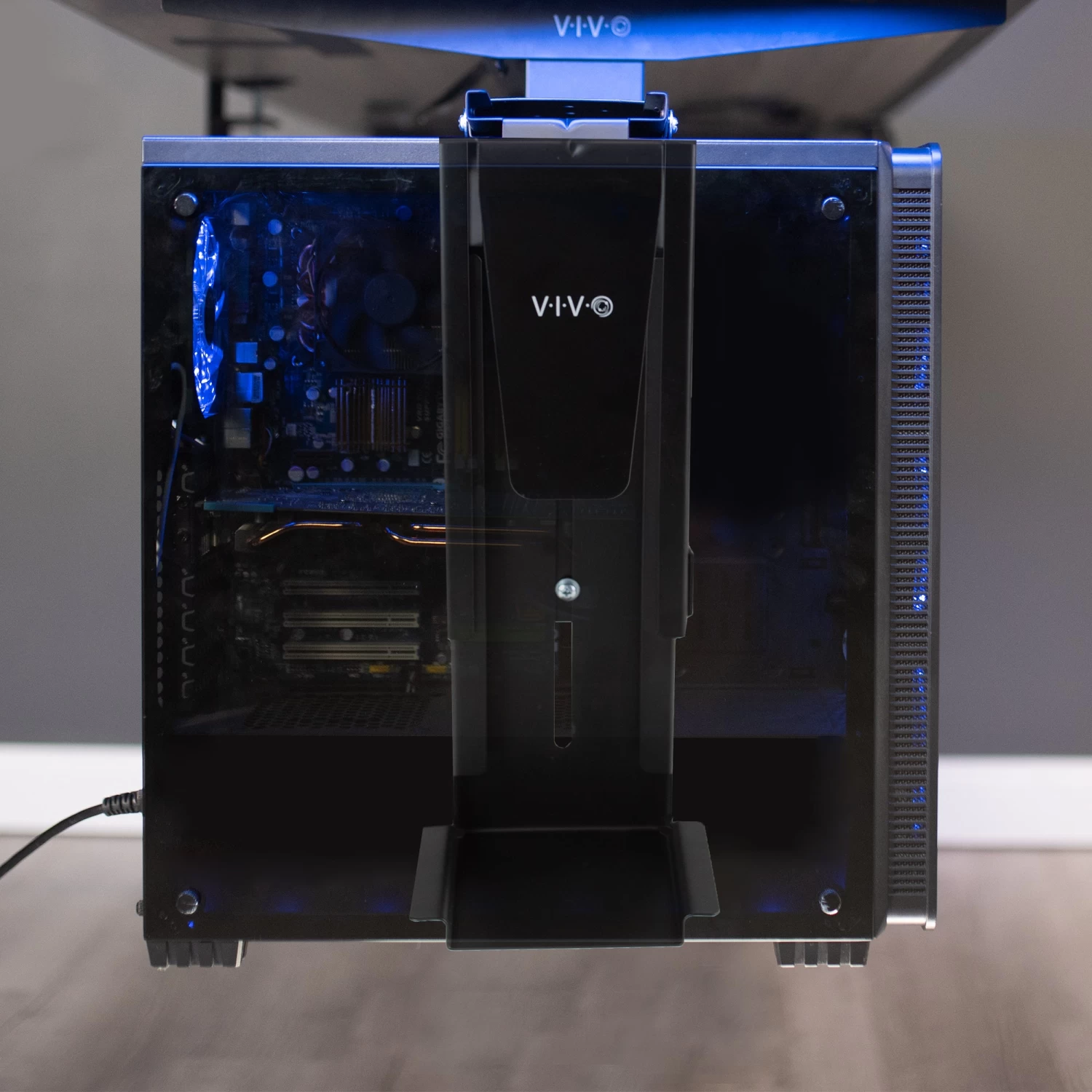 Under Desk Leg Clamp PC Mount - Image 2