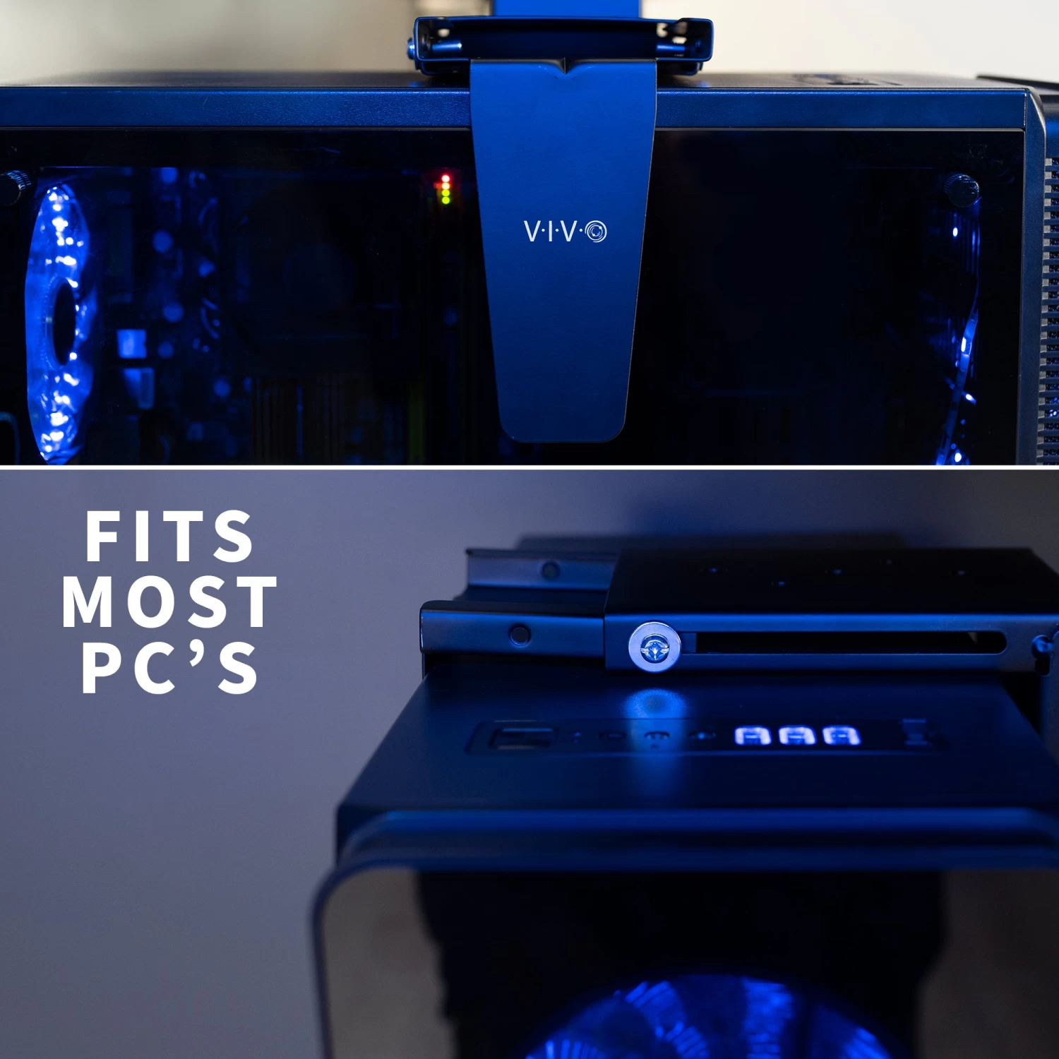 Under Desk Leg Clamp PC Mount - Image 10