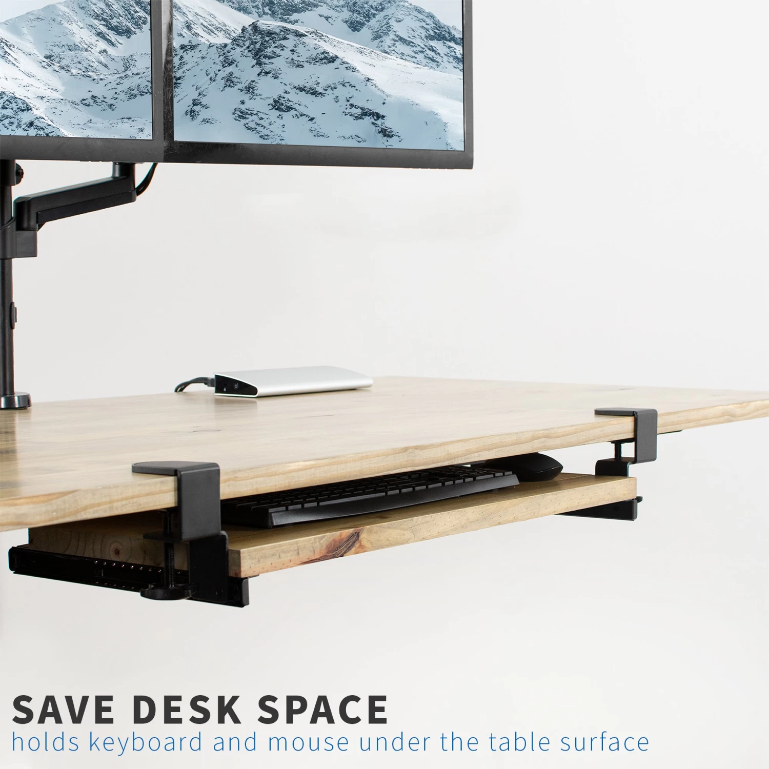 Clamp And Rail Set For Custom Wood Tray (2 Pack) - Image 7