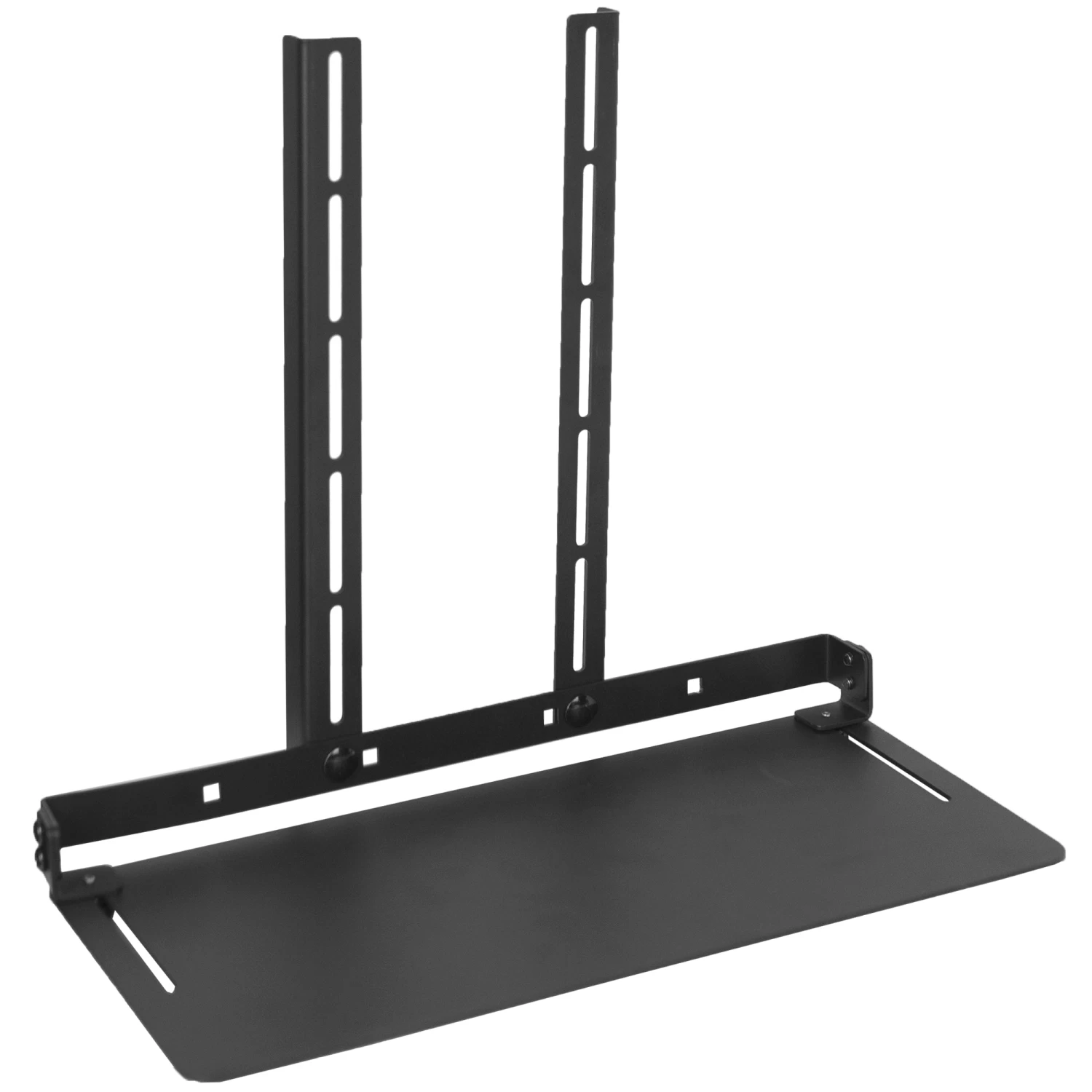 Black 13” X 6” Over/Under VESA Monitor Shelf