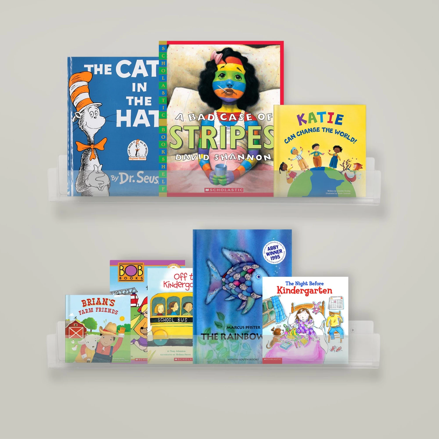 Acrylic 24” X 4" Floating Bookshelves (2 Pack) - Image 3