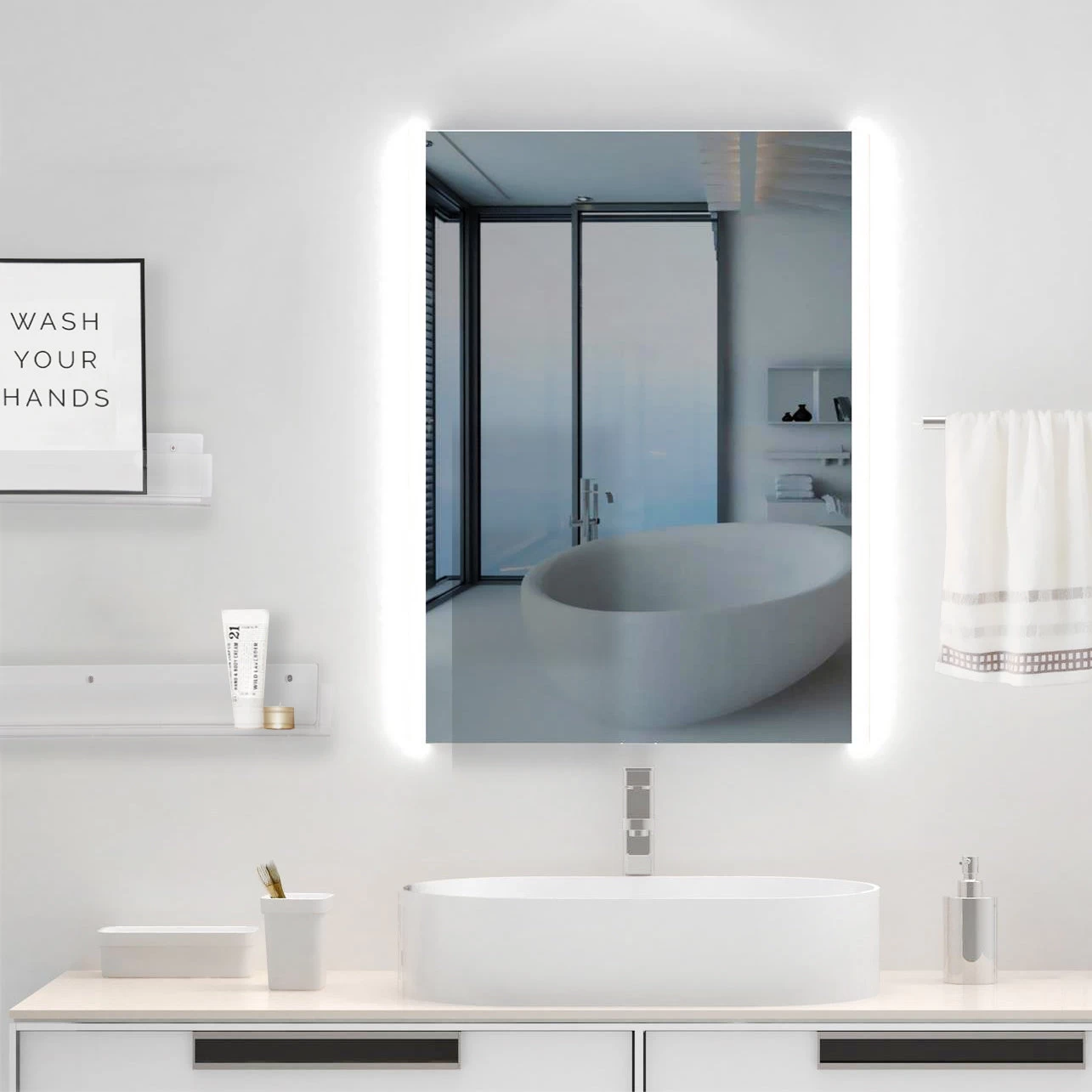 Acrylic 24” X 4" Floating Bookshelves (2 Pack) - Image 5