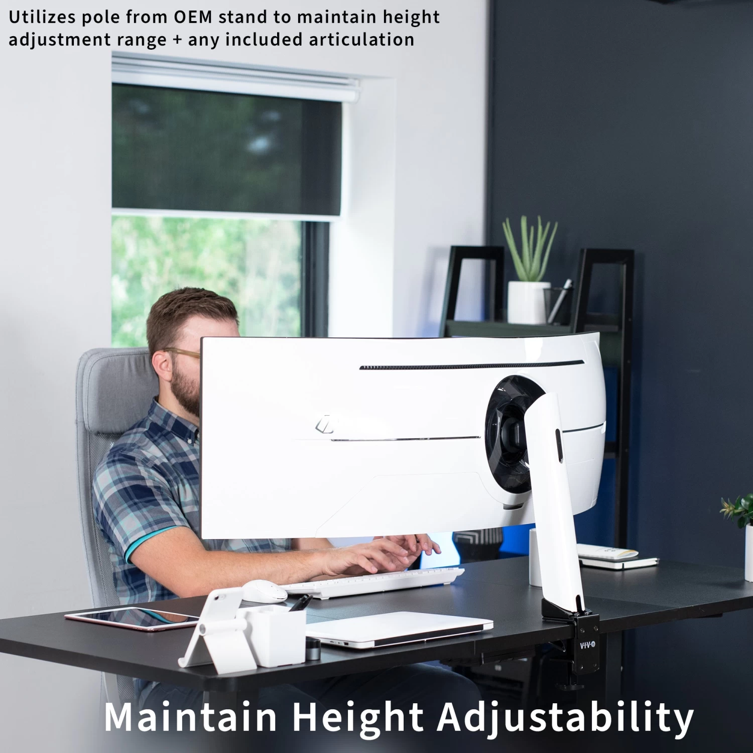 Desk Clamp Designed For Samsung OEM Monitor Stands - Image 9