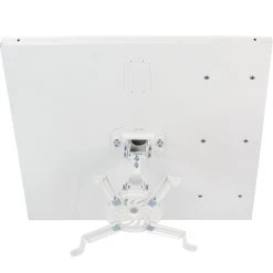 White Universal Drop Ceiling Projector Mount
