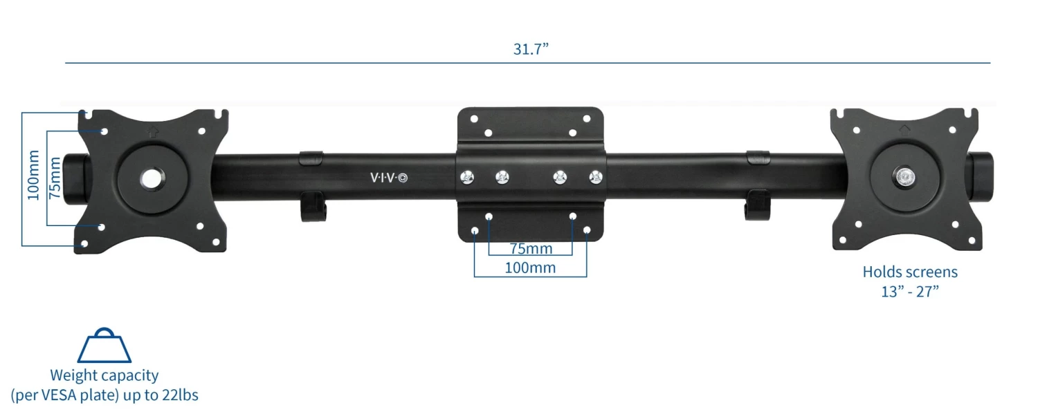 VESA Adapter Bracket For 2 Monitor Screens - Image 3