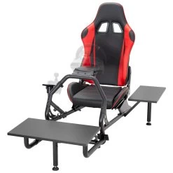 Racing Simulator Cockpit With Shelf Kit