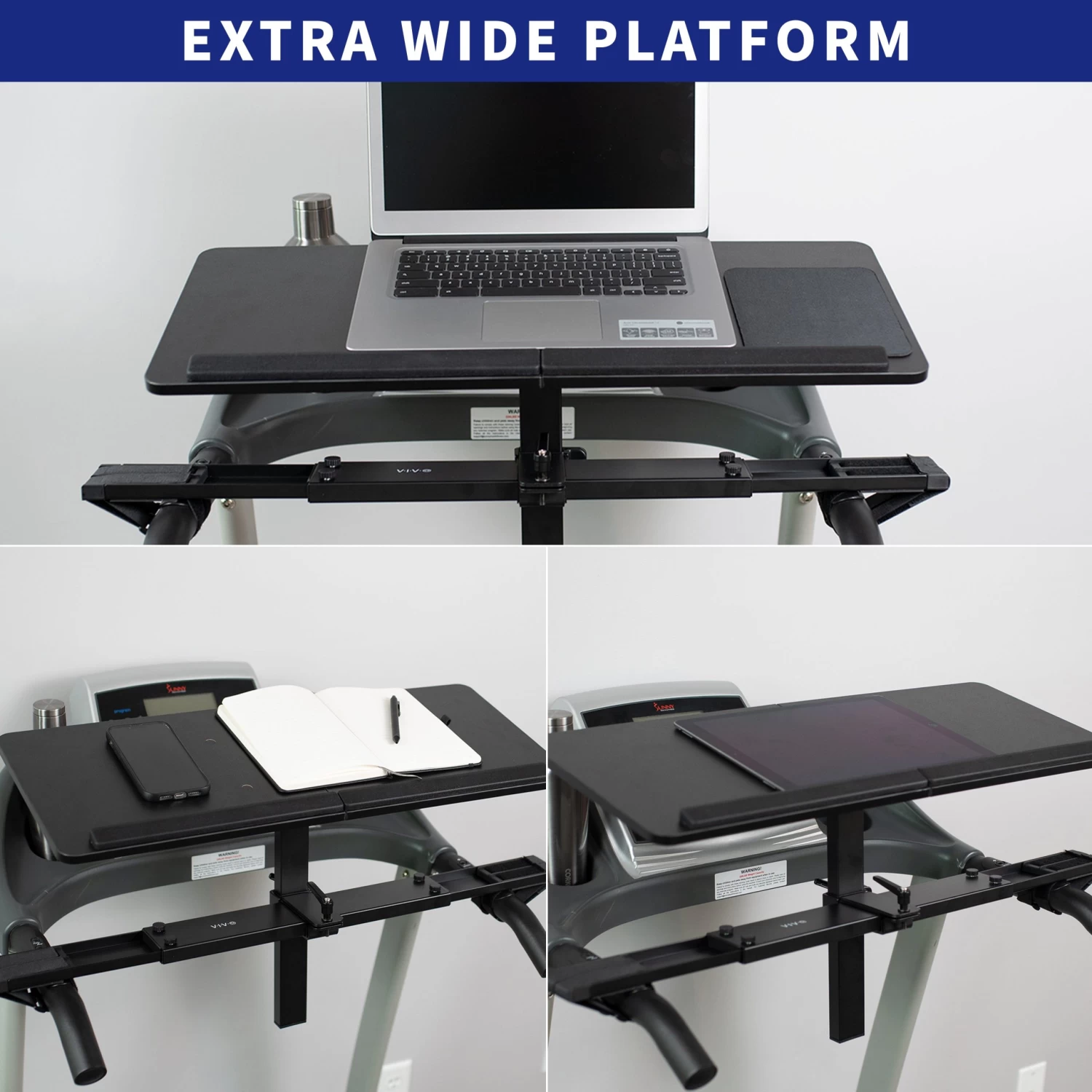 Height Adjustable 27" Laptop Desk For Treadmill - Image 5