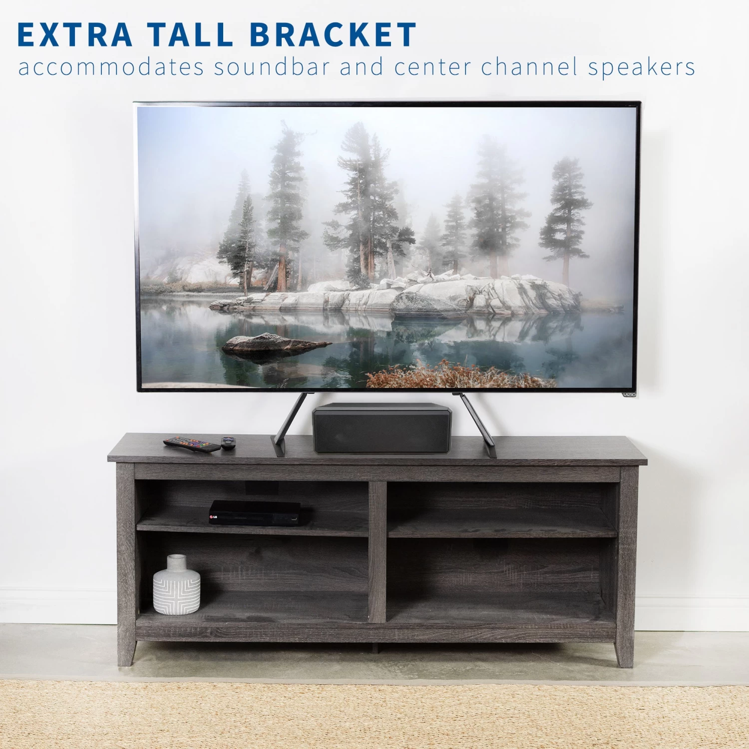 Tabletop TV Stand For 27" To 85" TVs - Image 3