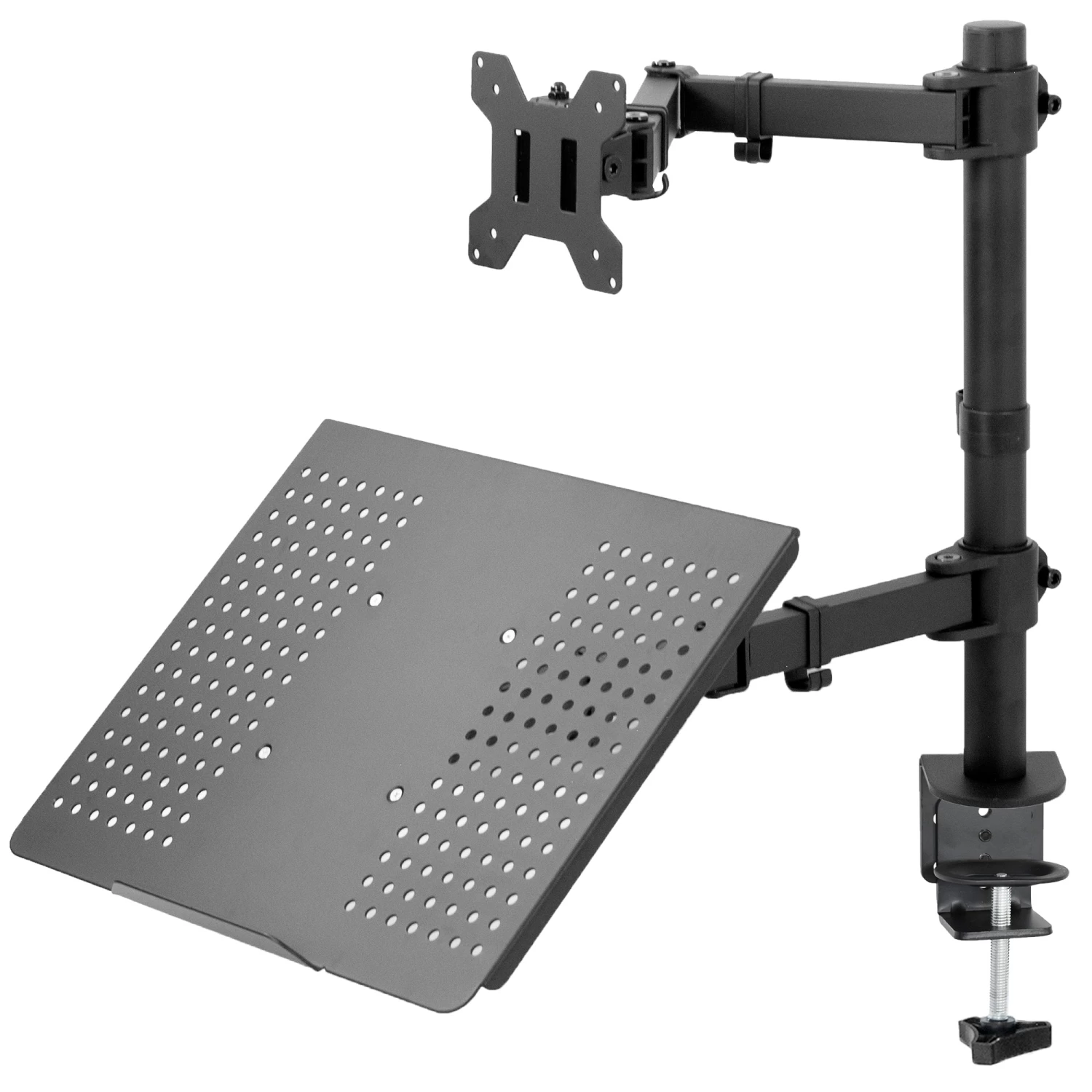 Single Monitor And Laptop Desk Mount